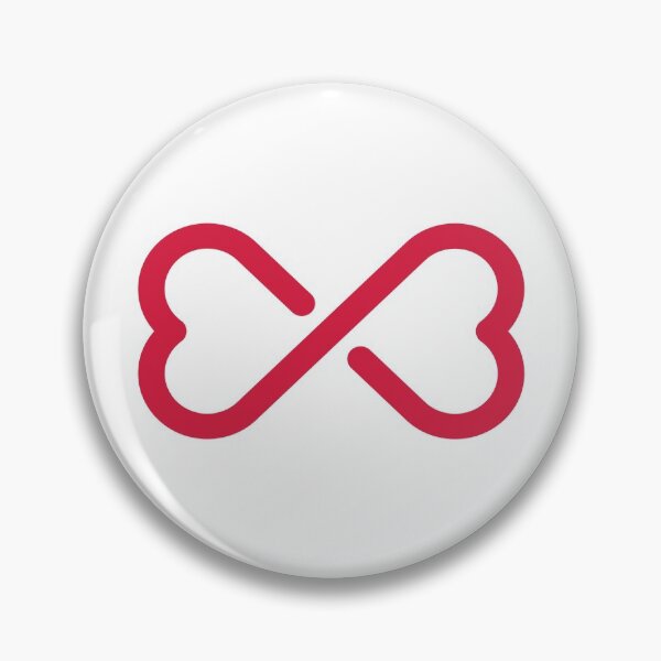 Item preview, I Love You For Infinity – Horizontal designed and sold by GeekHeadDesigns.