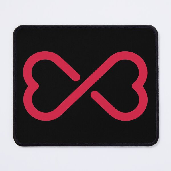Item preview, I Love You For Infinity – Horizontal designed and sold by GeekHeadDesigns.