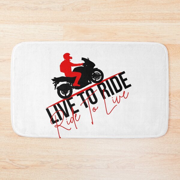 Item preview, Live To Ride Ride To Live Dirt Bike (Red And Black) designed and sold by Wheeler-Styl3.