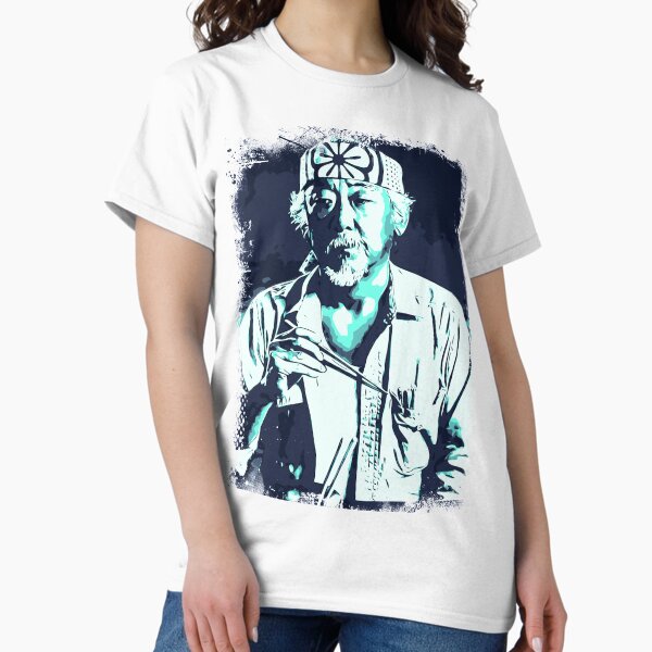 Mr. Miyagi with Chopsticks Classic T-Shirt