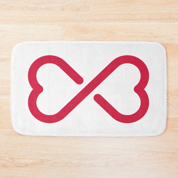 Item preview, I Love You For Infinity – Horizontal designed and sold by GeekHeadDesigns.