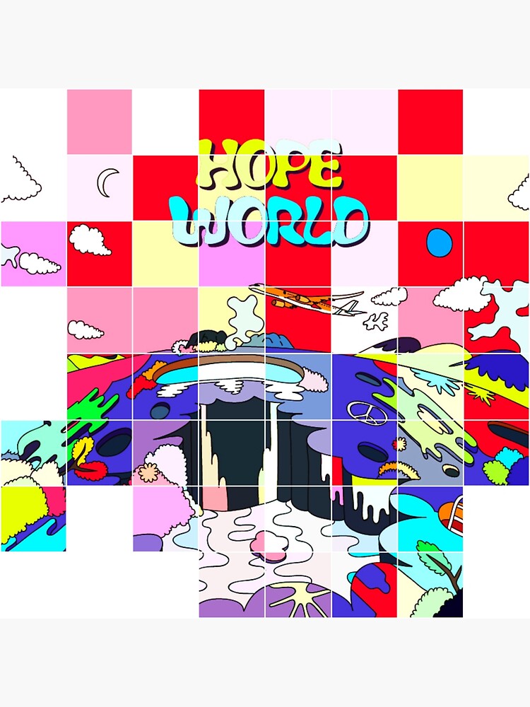 "Hope World" Sticker for Sale by 9DreamaDream Redbubble