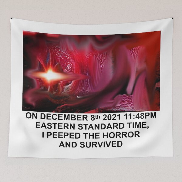 Item preview, jerma985 I PEEPED THE HORROR AND SURVIVED designed and sold by BigSales4U.
