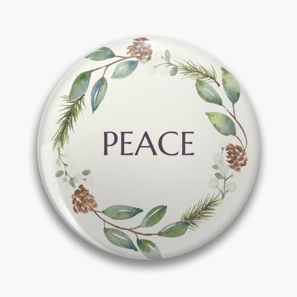 Item preview, Simple Winter Peace Wreath designed and sold by lizabeey.