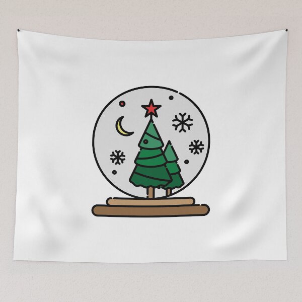 Item preview, Christmas festive snowglobe designed and sold by patsyrosedesign.
