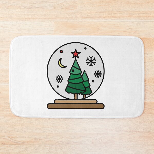 Item preview, Christmas festive snowglobe designed and sold by patsyrosedesign.