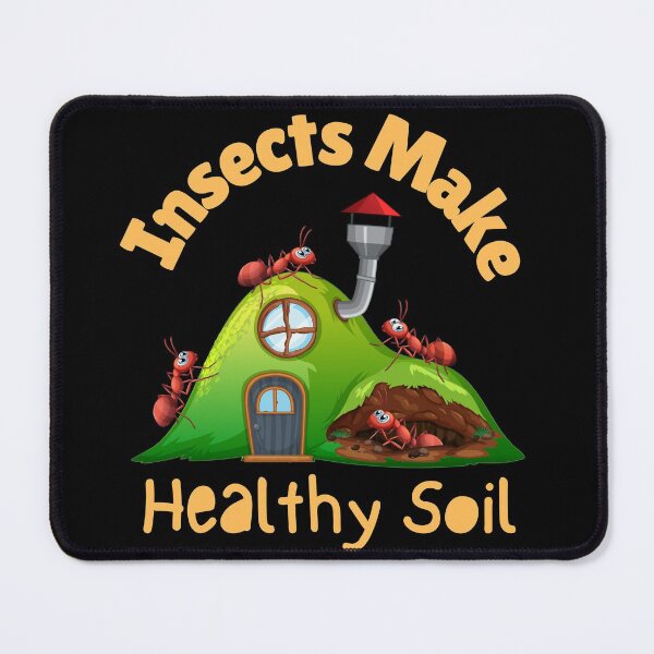 Item preview, Insects Make Healthy Soil Colorful Design designed and sold by EarthArtDesigns.