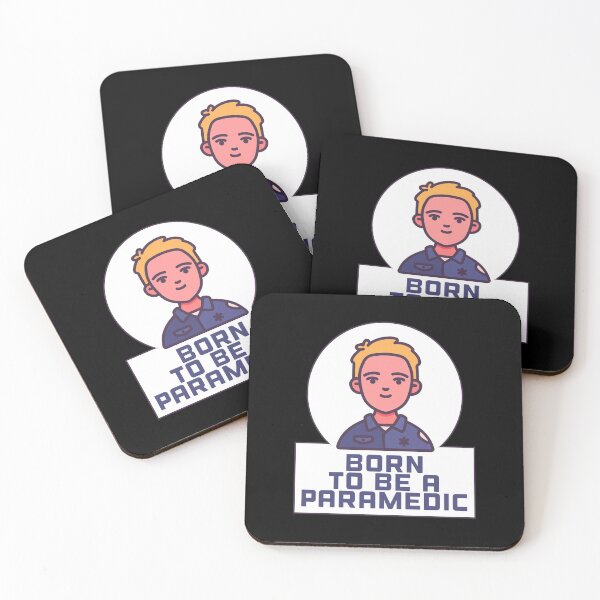 Item preview, BORN TO BE A PARAMEDIC - Gifts For Paramedic Students designed and sold by Fatamimosh.