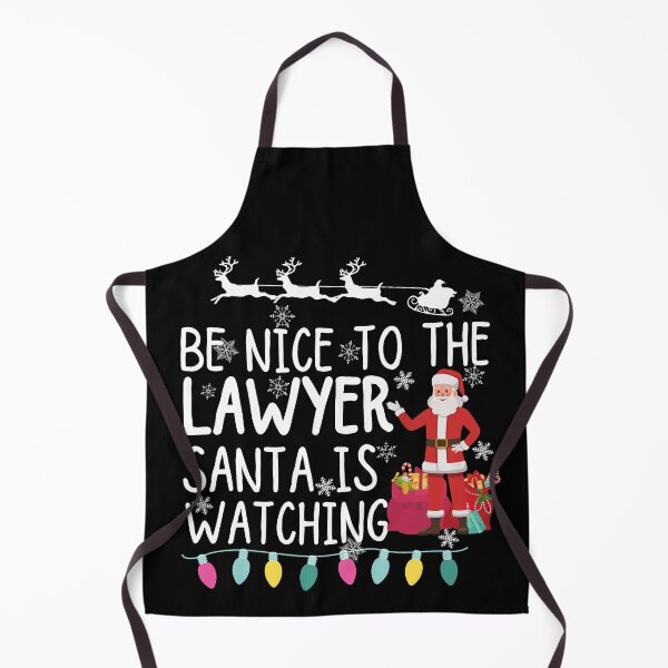 Item preview, Be nice to the lawyer santa is watching designed and sold by ronaldsonou.