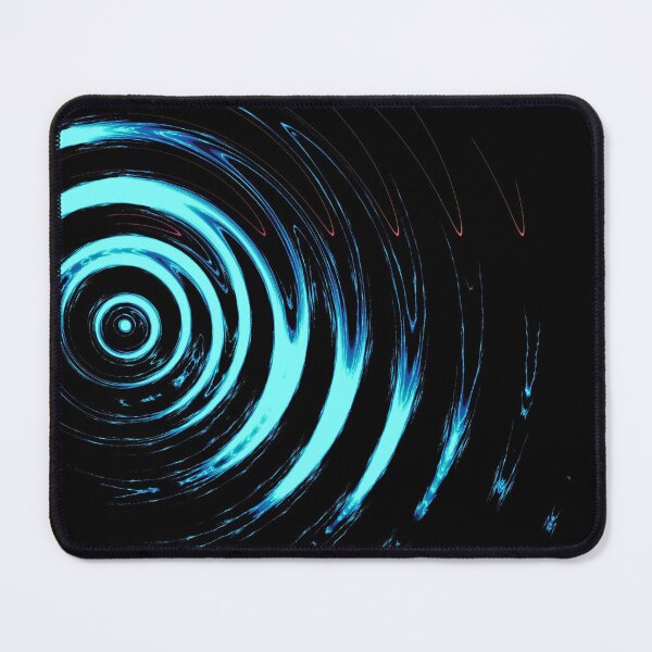 Item preview, abstract art - blue circles designed and sold by UnseenCreations.