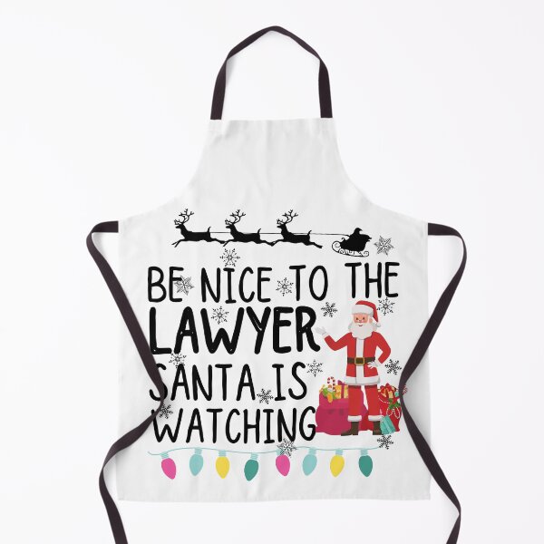 Item preview, Be nice to the lawyer santa is watching designed and sold by ronaldsonou.