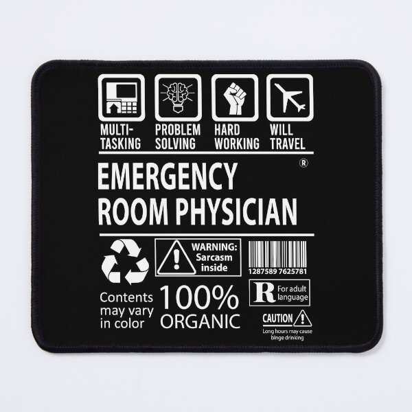 Item preview, Emergency Room Physician T Shirt - MultiTasking Certified Job Gift Item Tee designed and sold by andahanson.