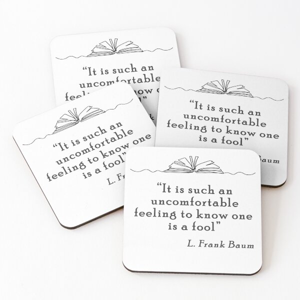 Item preview, L. Frank Baum Quote designed and sold by Patricia Johnston.