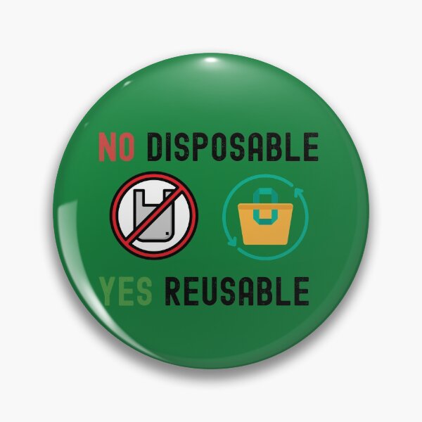 Item preview, NO Disposable Plastic YES Reusable designed and sold by Nostraw.
