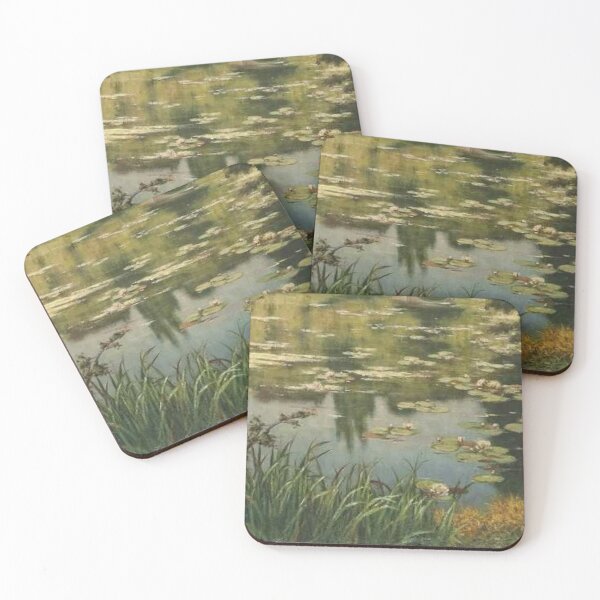 Item preview, Water Lilies III By Henry Biwa designed and sold by ArtHistoryLover.