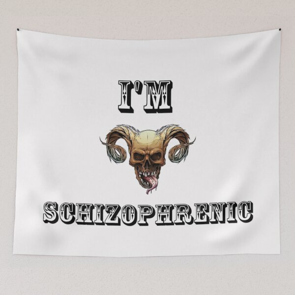 Item preview, Im schizophrenic unisex funny t-shirt.  designed and sold by Sloyar.