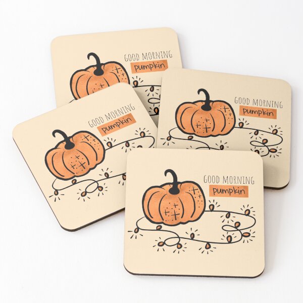 Item preview, Good Morning Pumpkin Fall Design designed and sold by CreativeCristy.