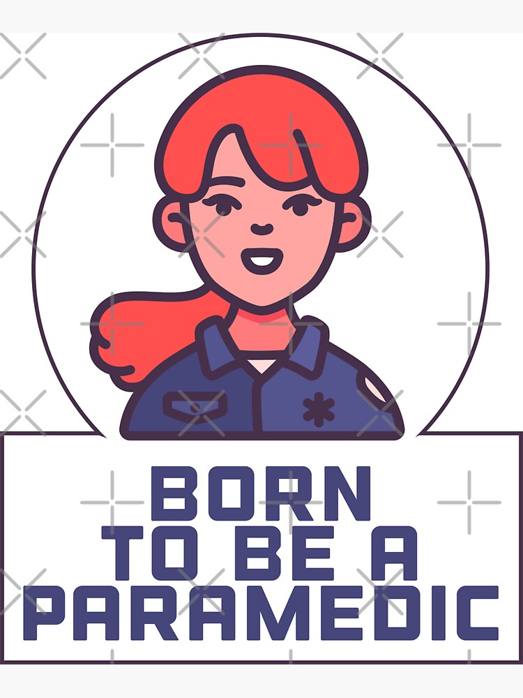 Thumbnail 3 of 3, Magnet, BORN TO BE A PARAMEDIC - Gifts For Paramedics designed and sold by Fatamimosh.
