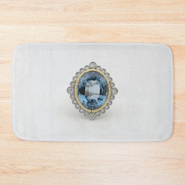 Item preview, Beautiful Aquamarine Diamond designed and sold by newburyboutique.