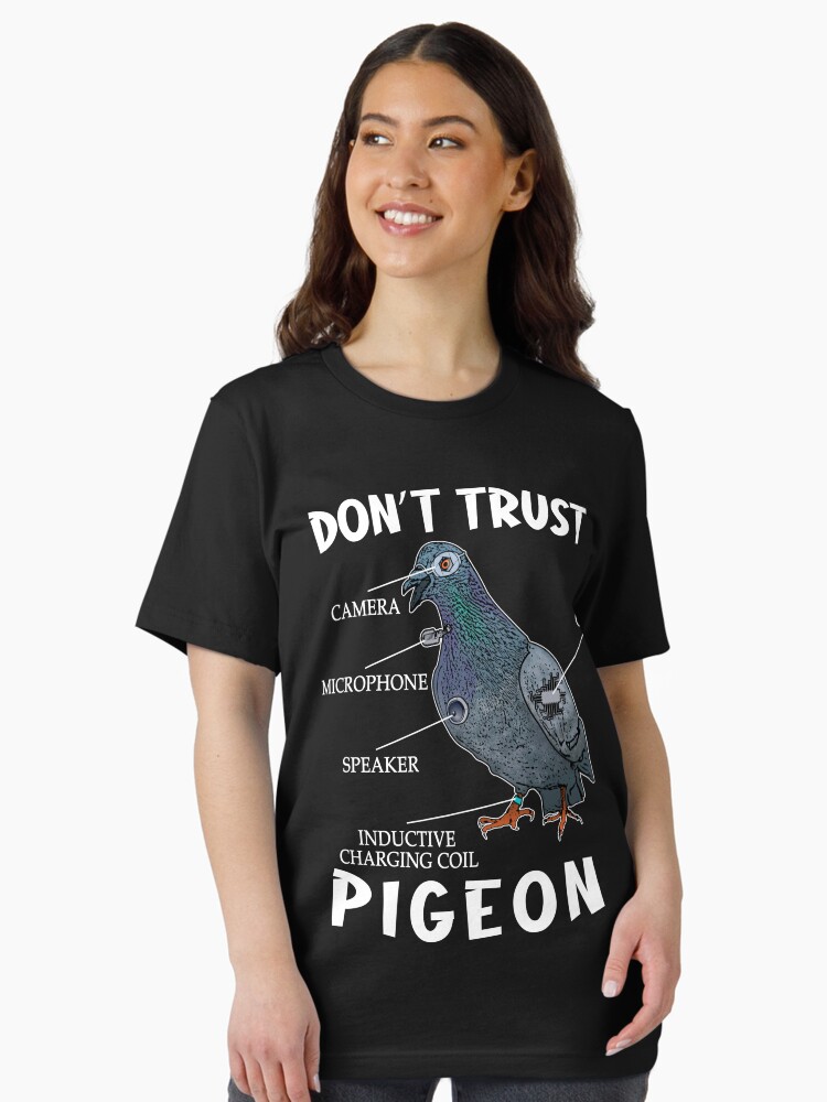 Dont Trust Pigeon Funny Bird Spies Conspiracy Theory Birds