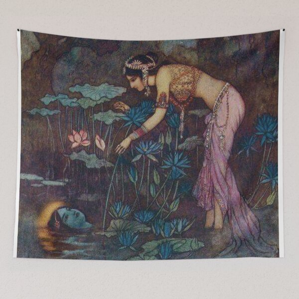 Item preview, Sita finds Rama among the lotus designed and sold by ArtHistoryLover.