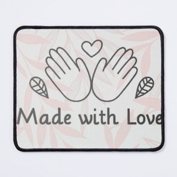 Item preview, Made With Love. Hearts and Hand Prints For Apparel and Home Decor Decorations. designed and sold by lduke47.