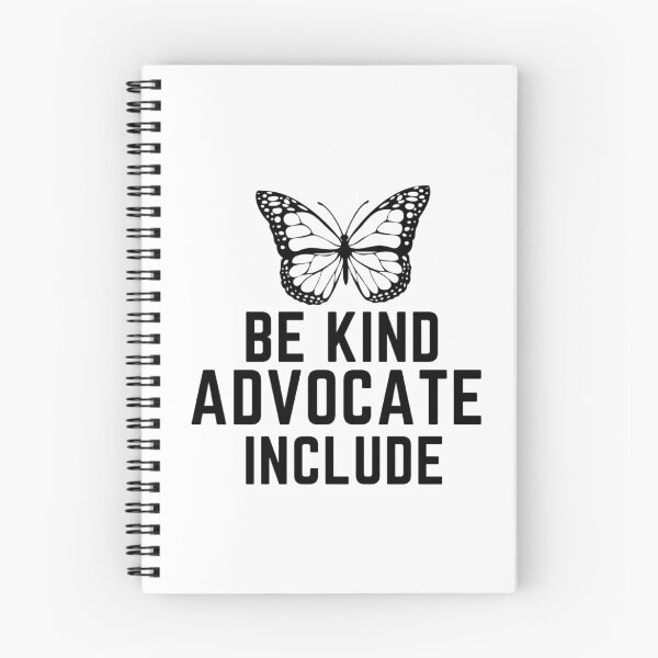 Item preview, be kind advocate include butterfly designed and sold by salahnewdesign.