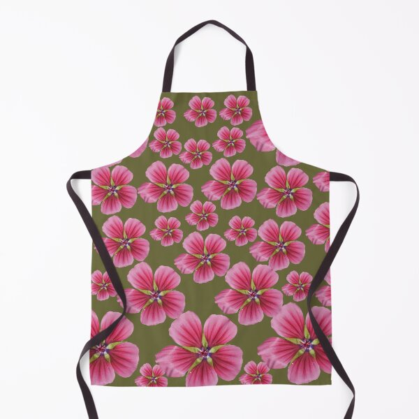 Item preview, Pink Flowers of Summer in Green designed and sold by LavishWithLove.