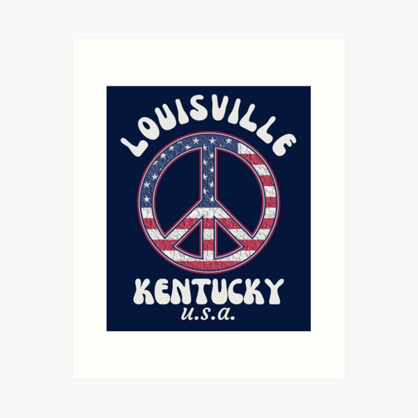 Item preview, Retro Sixties Louisville, Kentucky, U.S.A.- Vintage Style / Hippie Chic designed and sold by TimelessLocales.
