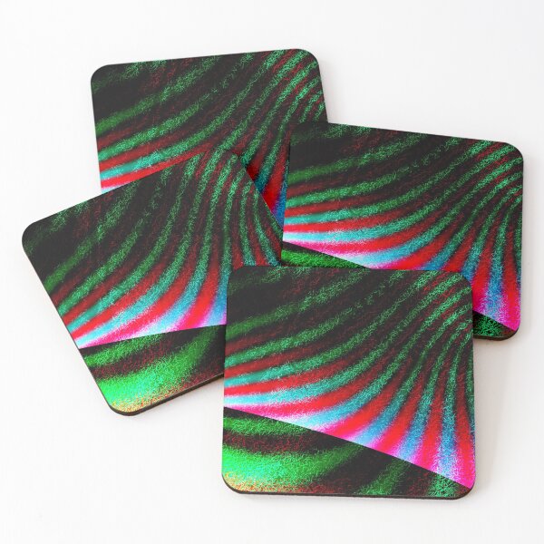 Item preview, abstract art - multicolor wavy pencilcase designed and sold by UnseenCreations.