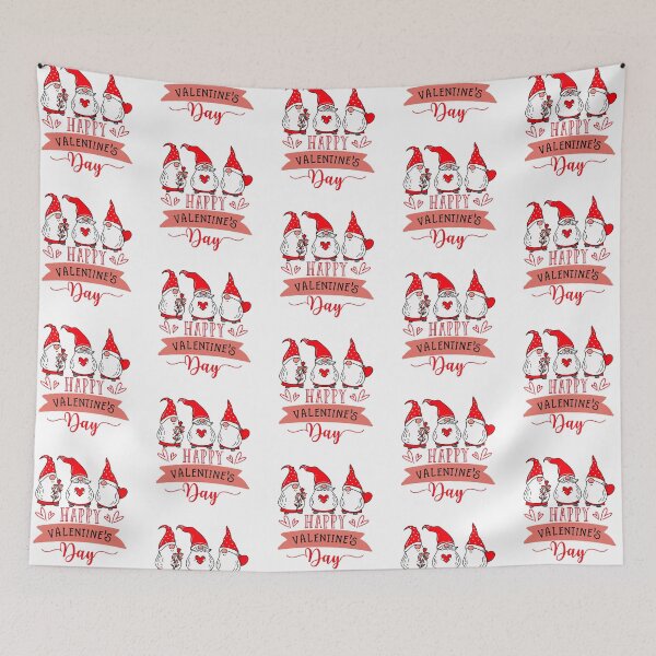 Item preview, Happy Valentine's Day Gnomes designed and sold by ChelleCreate.