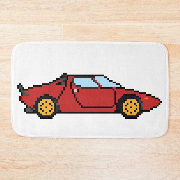 Item preview, Stratos Rally Car Pixel Art Image designed and sold by Rallyaddict.