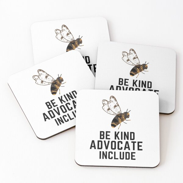 Item preview, be kind advocate include bee designed and sold by salahnewdesign.