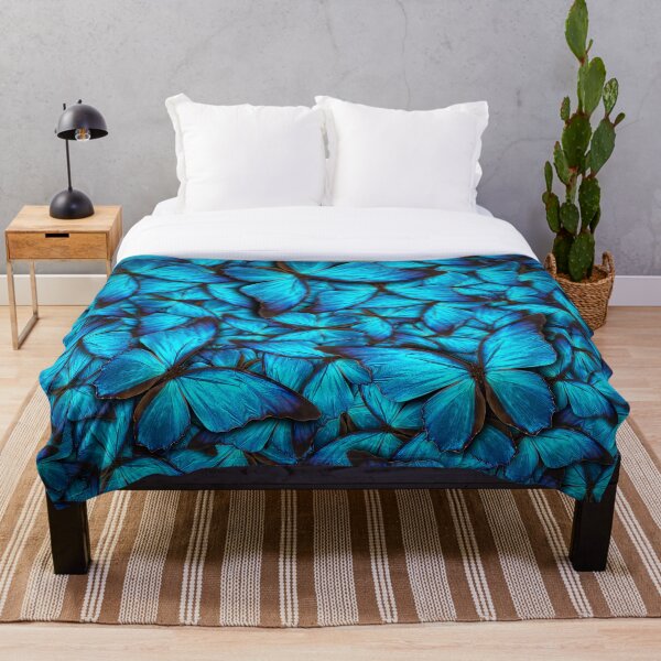 Item preview, blue butterflies, butterflies, blue designed and sold by capotees.