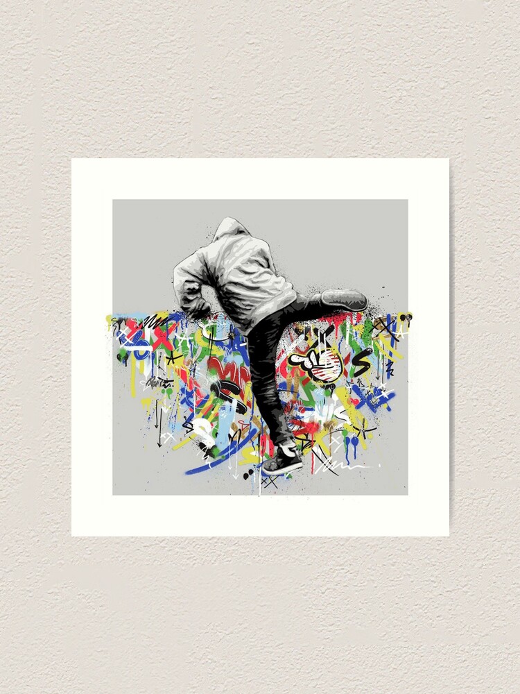 Behind The Curtain - Martin Whatson - Modern Stencil Graffiti Urban Art  Poster for Sale by Teecha