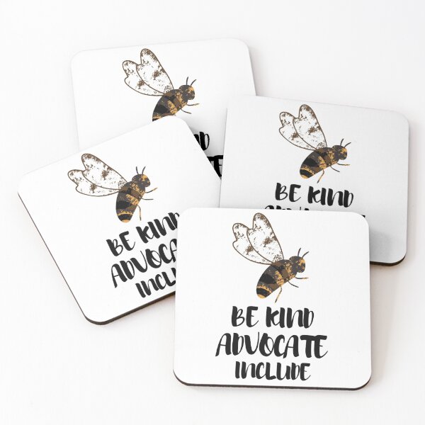 Item preview, be kind advocate include bee designed and sold by salahnewdesign.