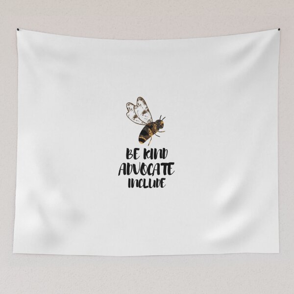 Item preview, be kind advocate include bee designed and sold by salahnewdesign.