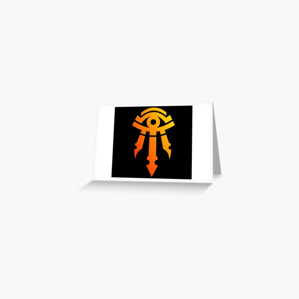 Orange WOW Mage Kirin Tor Greeting Card