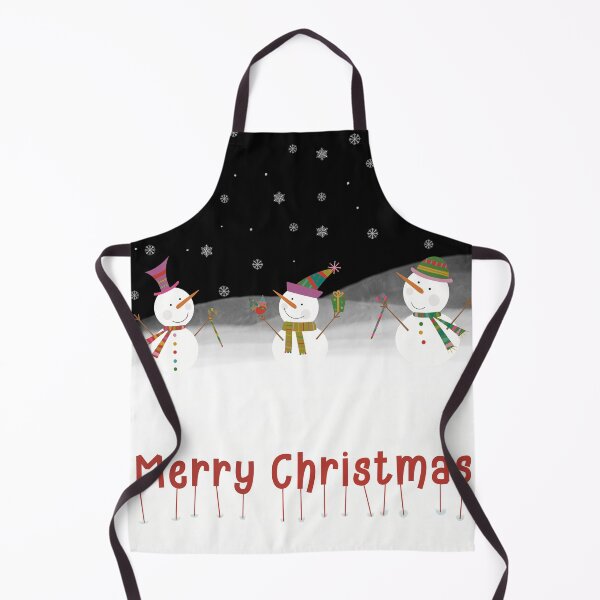 Item preview, Cute wintery landscape with three snowmen in the winternight designed and sold by marina63.