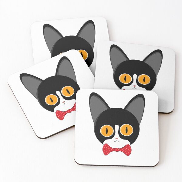 Item preview, Tuxedo cat designed and sold by Mimoaly.