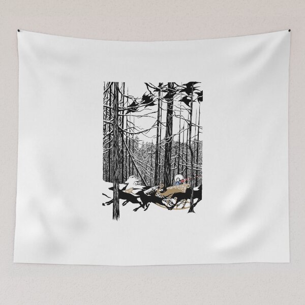 Item preview, sliegh, winter ride, snow queen designed and sold by Jessica Gadra.