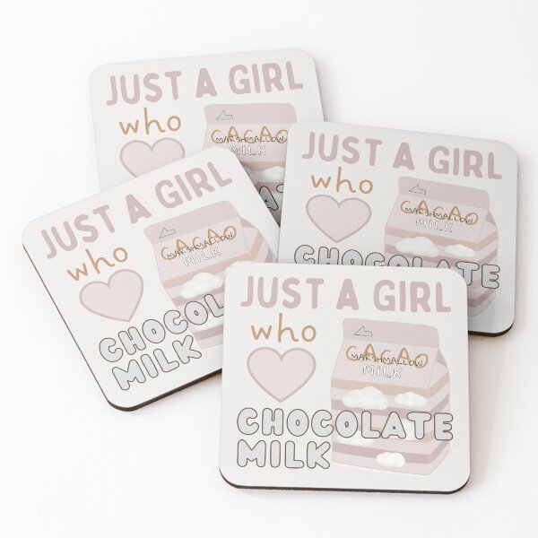 Item preview, Just A Girl Who Loves Chocolate Milk - Kawaii Milk Box Pastel designed and sold by ViewerEqualsPhoton.