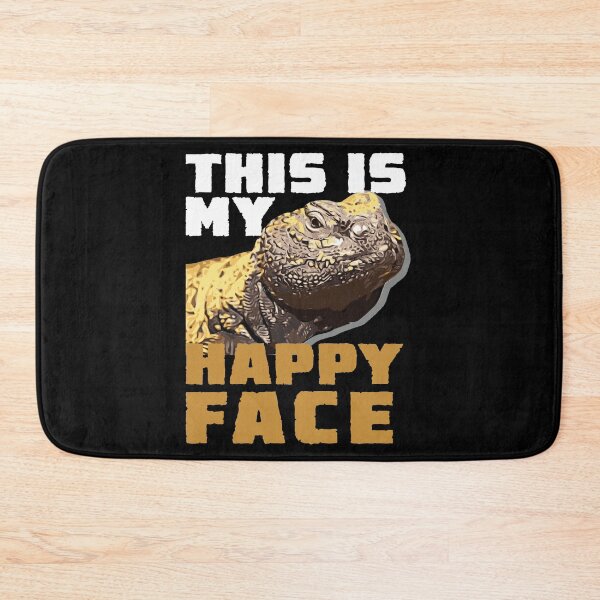 Item preview, Uromastyx This Is My Happy Face Funny Pet Dabb Lizard designed and sold by StrongShirts.