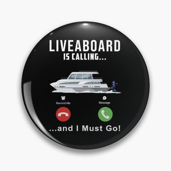 Artikelvorschau, Liveaboard ruft an und ich muss Scuba Dive Boat Ship entworfen und verkauft von StrongShirts.