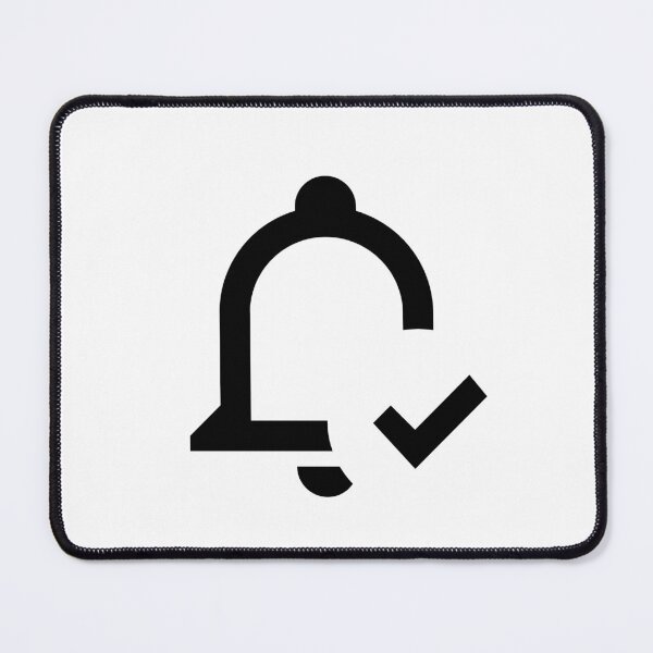 Item preview, MDI bell-check-outline designed and sold by GnarlyFurtardo.