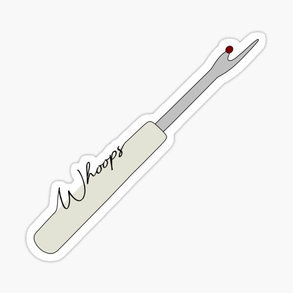 Item preview,  "Whoops!" Seam Ripper (Off-White) designed and sold by nklange240.