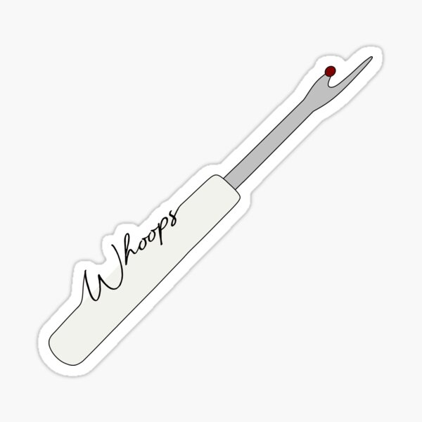 Item preview,  "Whoops!" Seam Ripper (White) designed and sold by nklange240.