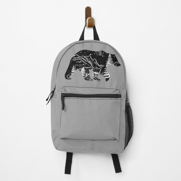 Item preview, Bear silhouette with mountains moon and stars in side of its silhouette designed and sold by player-502.