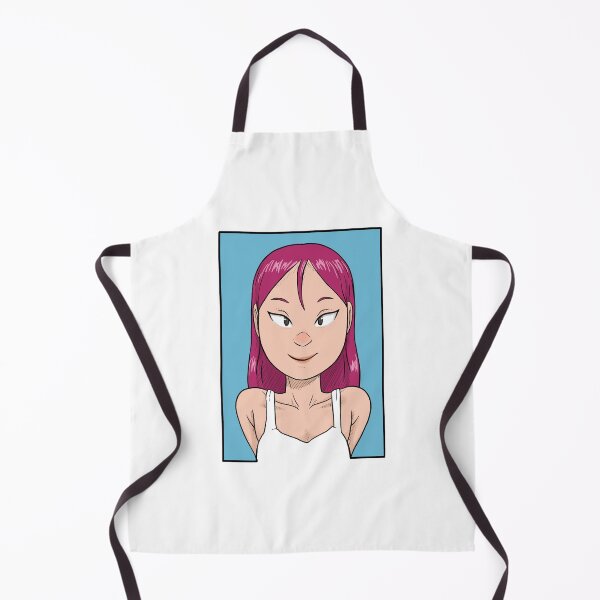 Item preview, Cute girl with pink hair smiles back designed and sold by WhoanaKeli.