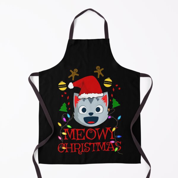 Artikelvorschau, süße Meowy-Weihnachten, fröhliche Weihnachtskatze, fröhlicher Katzen-Weihnachtsbaum entworfen und verkauft von StudioKokor.